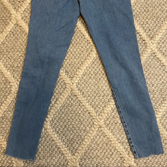 NWT! LEVI STRAUSS 721 High Rise Ripped Raw Hem Skinny Jeans - Size 27 - Picture 12 of 16